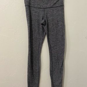 Lululemon Wunder Under Gray Leggings Size 6